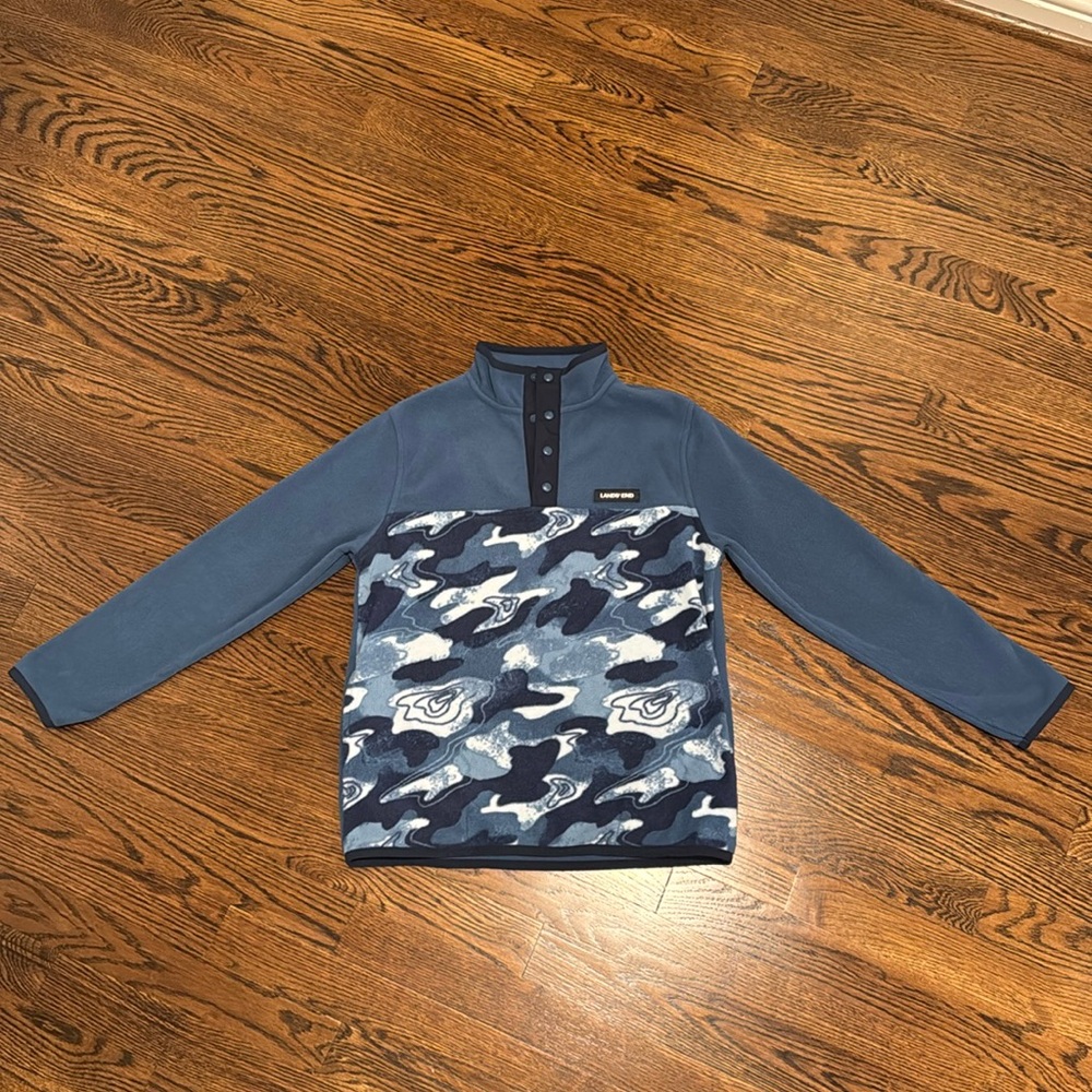 Lands End boys fleece pullover